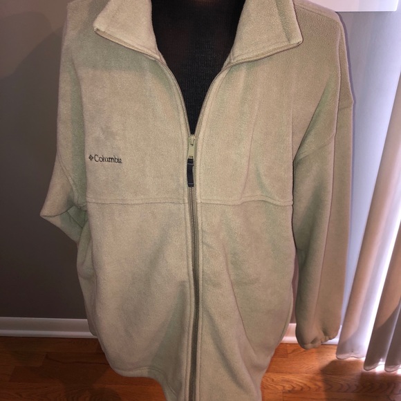 Tan Columbia full zip fleece size xxl - Picture 1 of 9